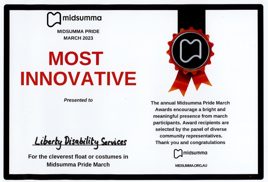 certificate pride midsumma image